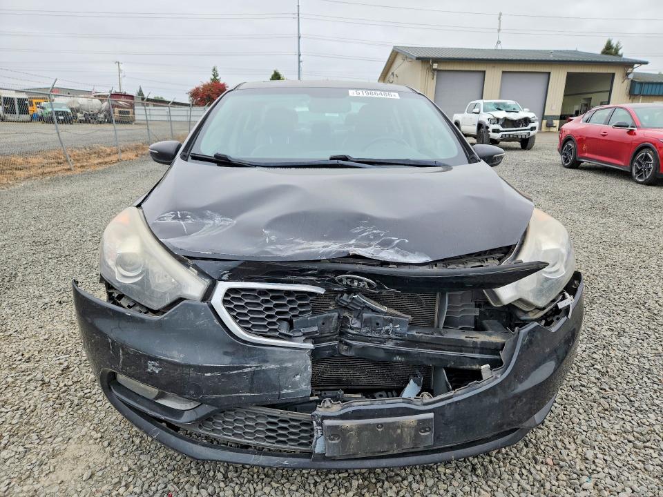 2016 Kia Forte VIN KNAFZ4A80G5451323 COPART salvage auction — FRONT END, Or - Salvage Title Certificate, sold $1,050 on 2026-07-14 (photo 5)