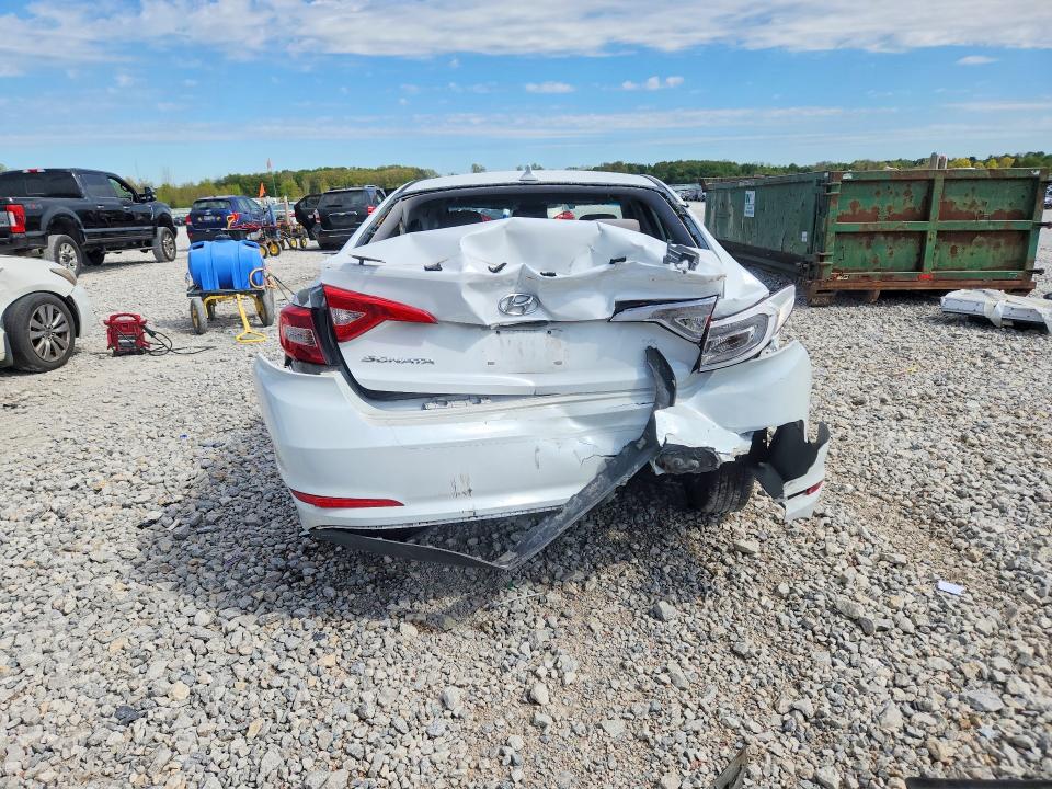 2016 Hyundai Sonata VIN 5NPE24AF3GH323563 COPART salvage auction — FRONT END, MI - CERTIFICATE OF TITLE, sold $525 on 2026-07-02 (photo 6)