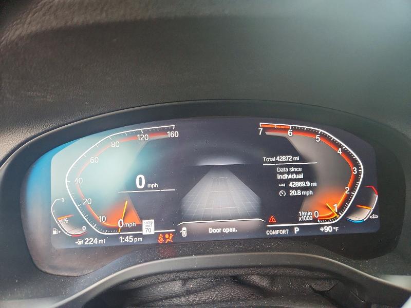 2022 BMW X4 VIN 5UX33DT00N9K27116 COPART salvage auction — SIDE, Al - Cert Of Title-Salvage Title, sold $22,300 on 2026-07-10 (photo 9)