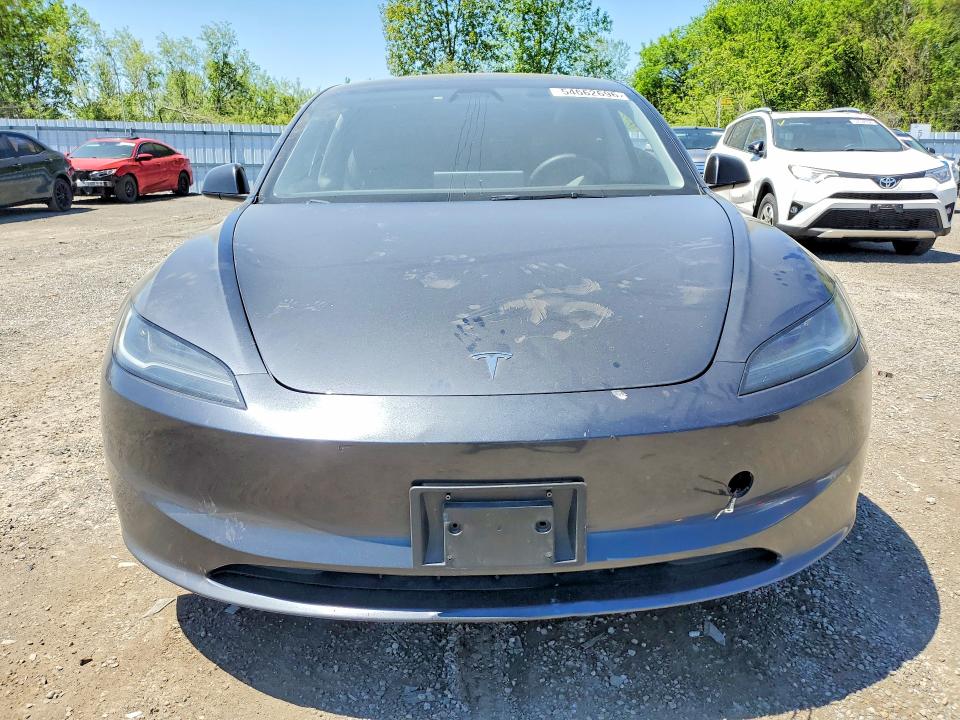 2024 Tesla Model 3 VIN LRW3E7EB4RC088836 COPART salvage auction — REAR END, On - Permit Salvage, sold $9,600 on 2026-07-02 (photo 5)