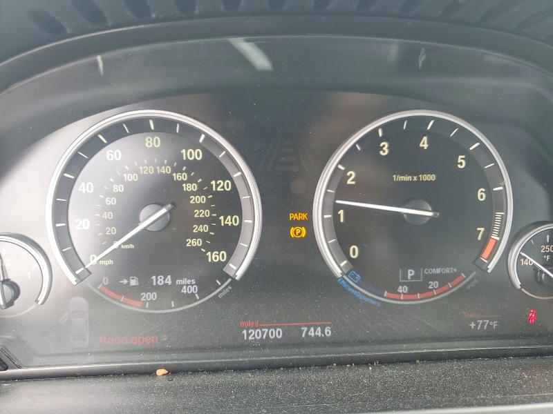 2013 BMW VIN WBAYF4C53DD127580 COPART salvage auction — FRONT END, Al - Cert Of Title-Salvage Title, sold $250 on 2026-07-28 (photo 9)