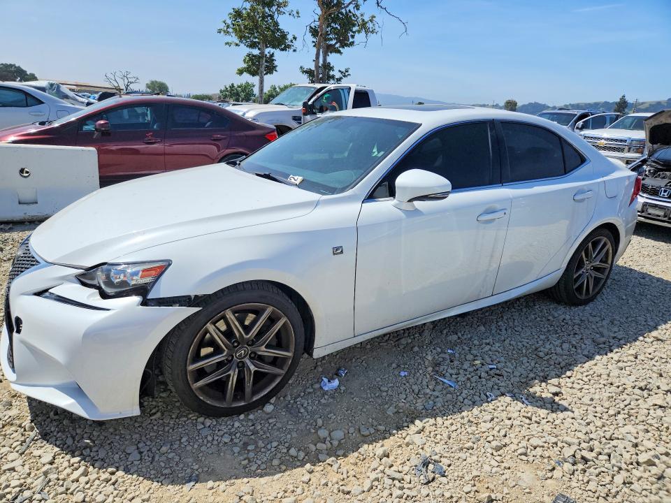 2016 Lexus Is 200t VIN JTHBA1D25G5033921 COPART salvage auction — FRONT END, Ca - Salvage Certificate, sold $4,600 on 2026-07-07 (photo 1)