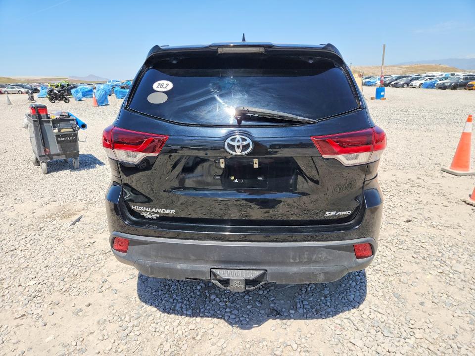 2019 Toyota Highlander VIN 5TDJZRFH3KS600281 COPART salvage auction — FRONT END, Co - Public - Salvage Title, sold $6,600 on 2026-07-10 (photo 6)