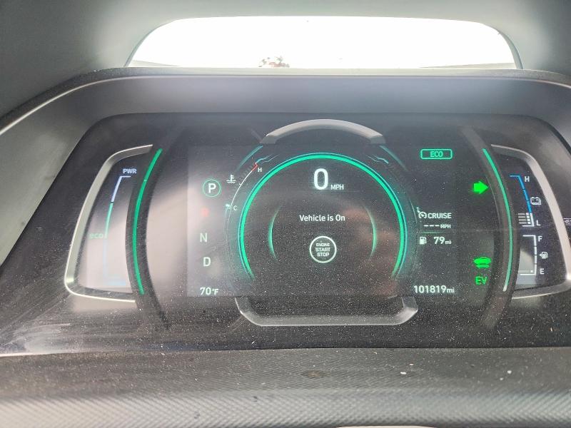 2020 Hyundai Ioniq VIN KMHCX5LD9LU214966 COPART salvage auction — HAIL, Mo - Certificate Of Title, sold $5,900 on 2026-07-08 (photo 9)