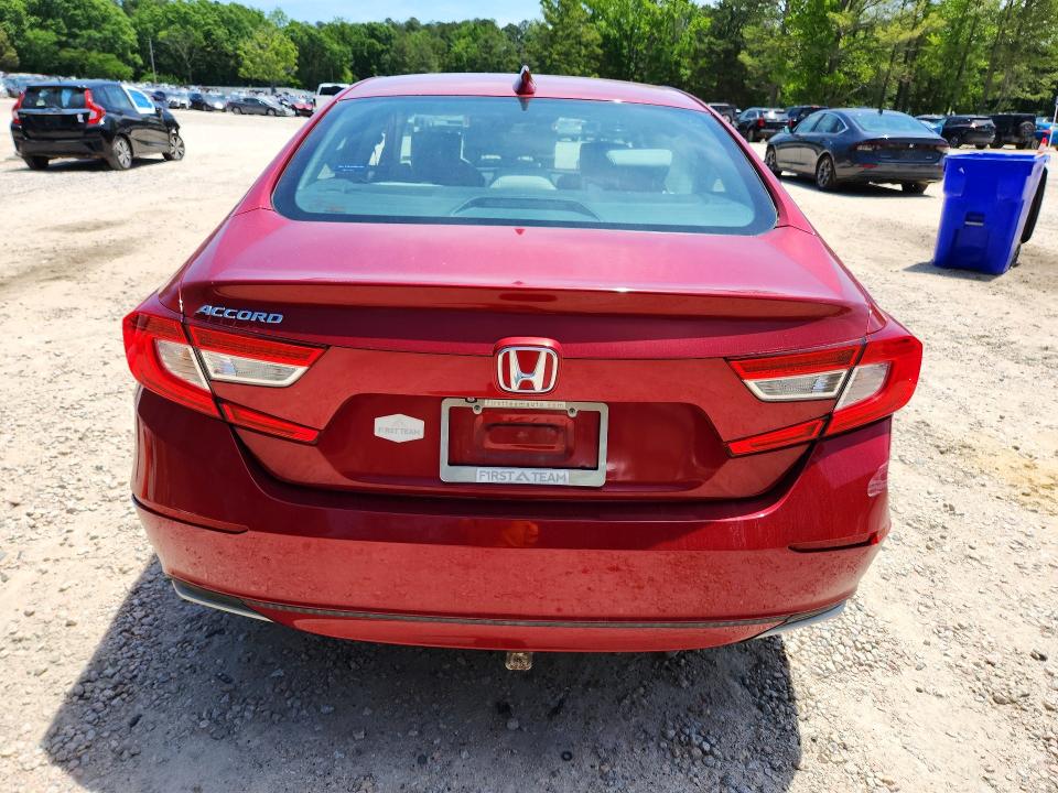 2018 Honda Accord VIN 1HGCV1F69JA048075 COPART salvage auction — REAR END, Nc - Salvage Certificate Of Title, sold $5,900 on 2026-07-03 (photo 6)