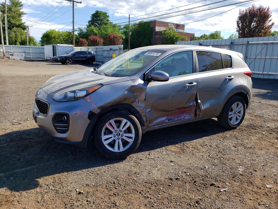 2018 Kia Sportage VIN KNDPMCAC1J7365048 COPART salvage auction — SIDE, Ct - Cert Of Title-Salvage, sold $3,100 on 2026-07-10 (photo 1)
