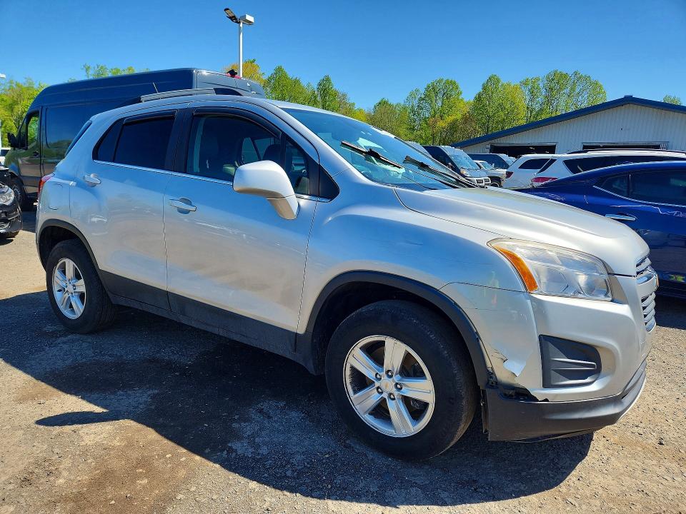 2016 Chevrolet Trax VIN KL7CJPSB0GB761267 COPART salvage auction — FRONT END, MA - CERTIFICATE OF TITLE, sold $1,300 on 2026-07-27 (photo 4)