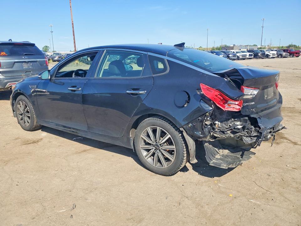 2019 Kia Optima VIN 5XXGT4L30KG366318 COPART salvage auction — REAR END, MI - CERTIFICATE OF TITLE, sold $2,750 on 2026-07-31 (photo 2)