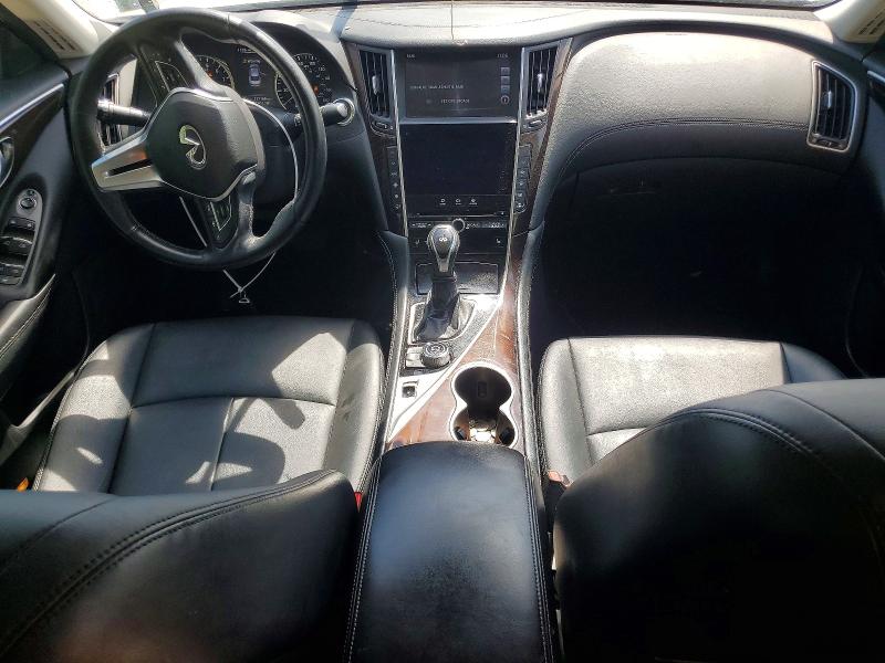 2018 Infiniti Q50 VIN JN1EV7AR2JM433149 COPART salvage auction — FRONT END, Nc - Salvage Certificate Of Title, sold $2,750 on 2026-07-24 (photo 8)