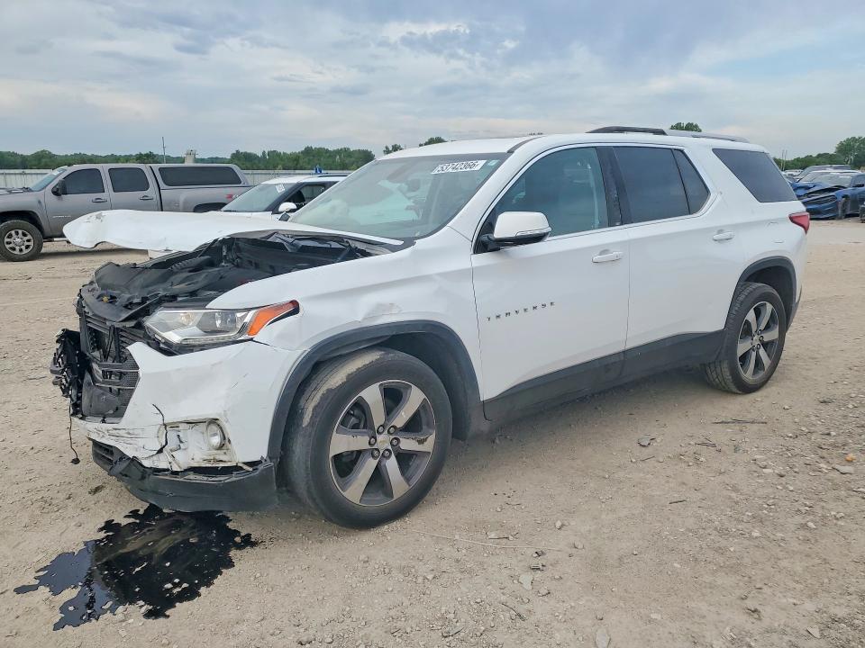 2018 Chevrolet Traverse VIN 1GNEVHKW5JJ108804 COPART salvage auction — FRONT END, Mo - Salvage Certificate Of Title, sold $1,850 on 2026-07-09 (photo 1)