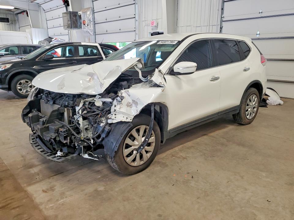 2015 Nissan Rogue VIN KNMAT2MV5FP579581 COPART salvage auction — FRONT END, Mn - Cert Of Title-Salvage, sold $1,450 on 2026-07-14 (photo 1)