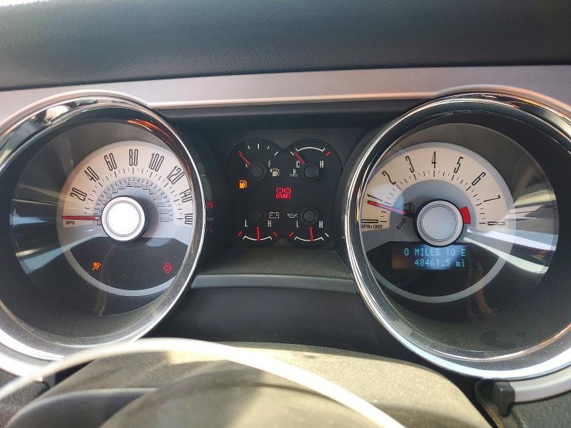 2012 Ford Mustang VIN 1ZVBP8CF9C5240896 COPART salvage auction — VANDALISM, Ca - Non-Repairable Vehicle Cert, sold $100 on 2026-07-02 (photo 9)