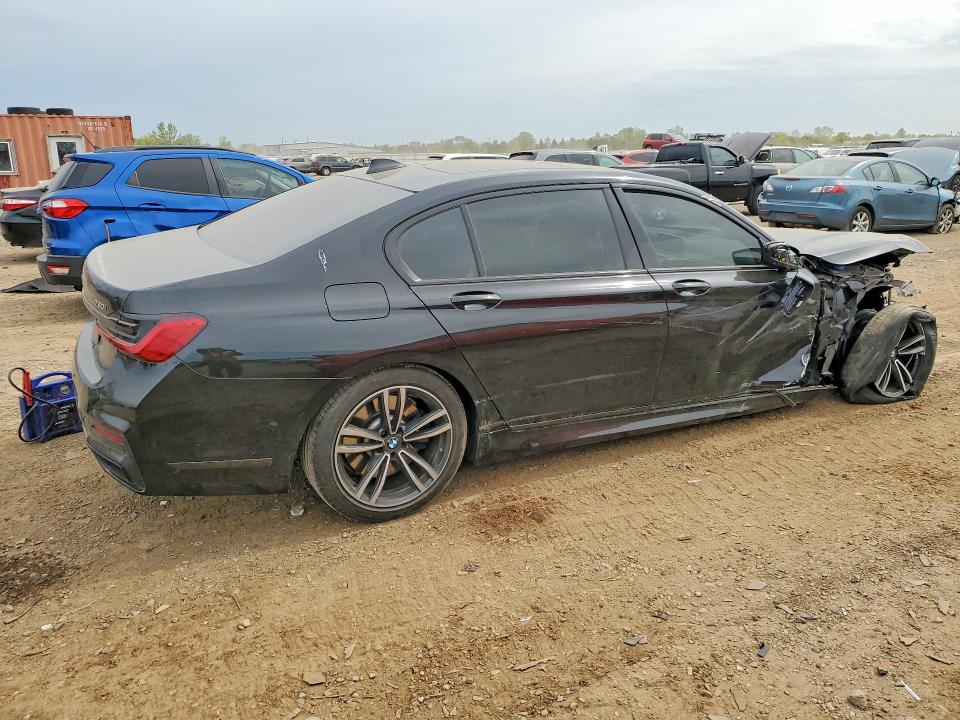 2022 BMW 7er VIN WBA7U2C03NCJ39116 COPART salvage auction — FRONT END, Il - Salvage Certificate, sold $11,300 on 2026-07-23 (photo 3)