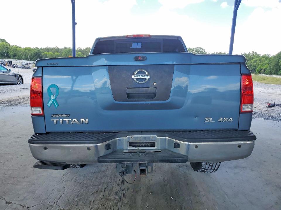 2012 Nissan TITAN VIN 1N6AA0EC3CN331437 COPART salvage auction — FRONT END, Ga - Cert Of Title-Salvage, sold $1,050 on 2026-07-09 (photo 6)