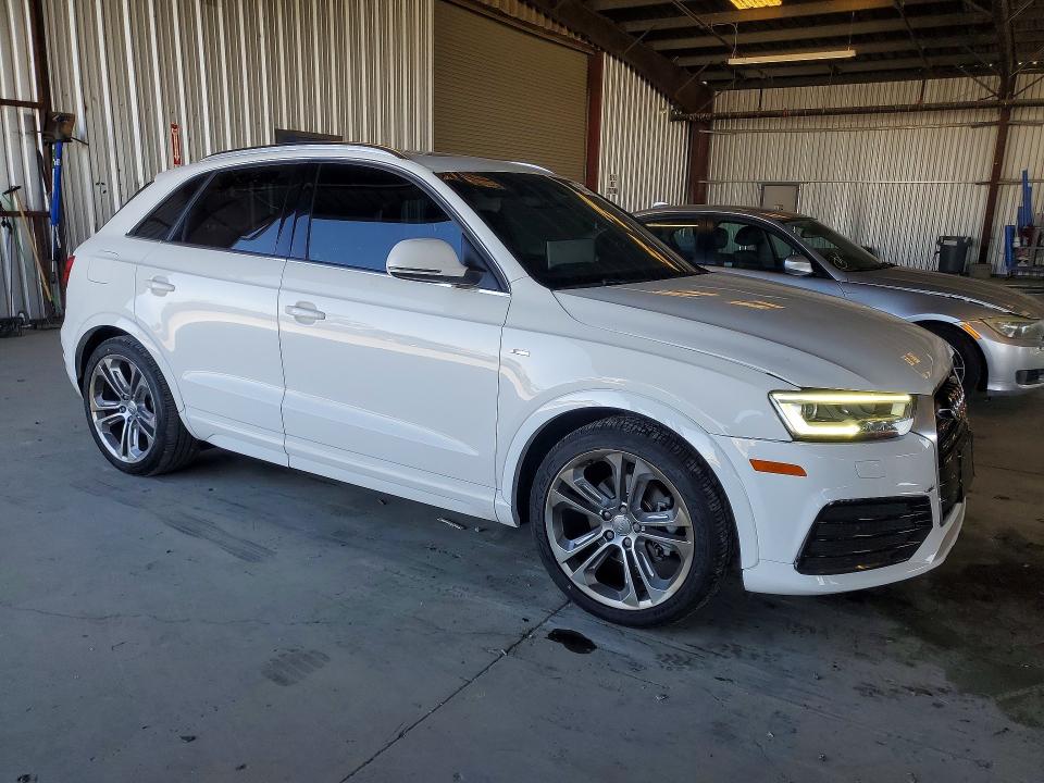 2018 Audi Q3 VIN WA1JCCFSXJR015232 COPART salvage auction — FRONT END, Ca - Salvage Certificate, sold $3,250 on 2026-07-30 (photo 4)
