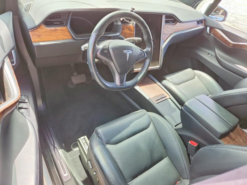 2020 Tesla Model x VIN 5YJXCAE20LF238426 COPART salvage auction — REAR END, Ca - Salvage Certificate, sold $350 on 2026-07-21 (photo 8)