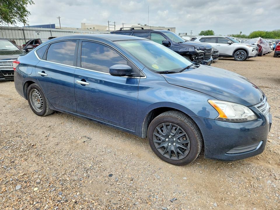 2015 Nissan Sentra VIN 3N1AB7APXFL661598 COPART salvage auction — REAR END, Tx - Salvage Vehicle Title, sold $975 on 2026-07-04 (photo 4)
