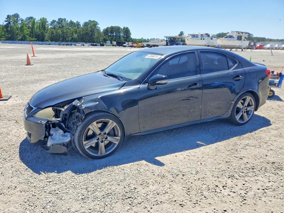 2013 Lexus Is 350 VIN JTHBE5C2XD5032000 COPART salvage auction — FRONT END, NC - SALVAGE CERTIFICATE OF TITLE, sold $1,800 on 2026-07-27 (photo 1)