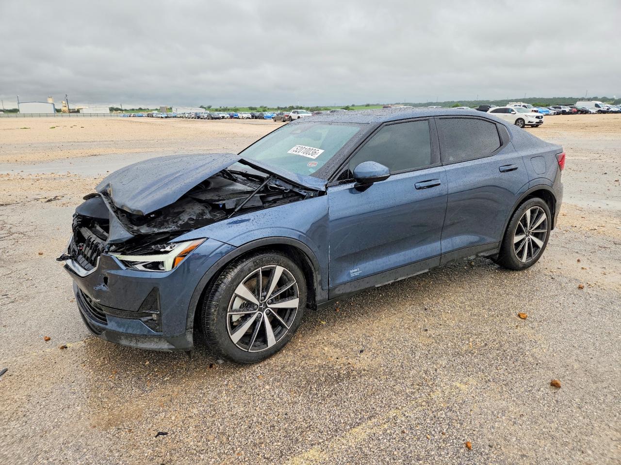 2022 Polestar 2 VIN LPSED3KA8NL053643 COPART salvage auction — Front End, TX - SALVAGE VEHICLE TITLE, sold $5,700 on 2026-06-25 (photo 1)