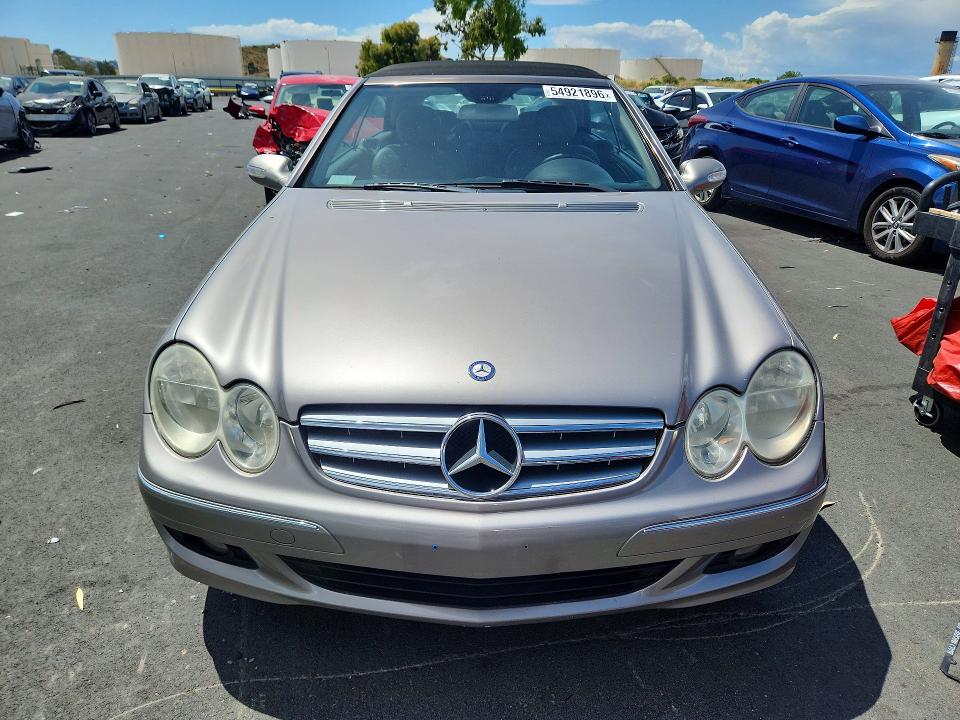2006 Mercedes-benz Clk-class VIN WDBTK56G36T064144 COPART salvage auction — MINOR DENT/SCRATCHES, Ca - Dis/Dlr/Exp App For Dup Clean, sold $425 on 2026-07-06 (photo 5)