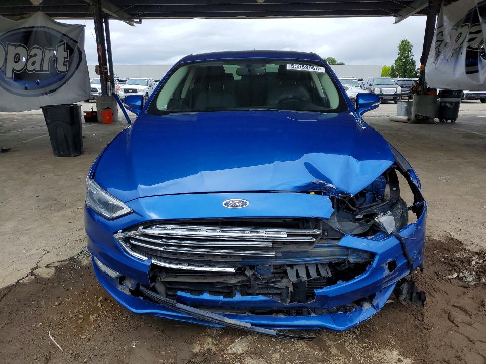 2017 Ford Fusion VIN 3FA6P0T97HR415995 COPART salvage auction — FRONT END, Ca - Salvage Certificate, sold $1,750 on 2026-07-02 (photo 5)