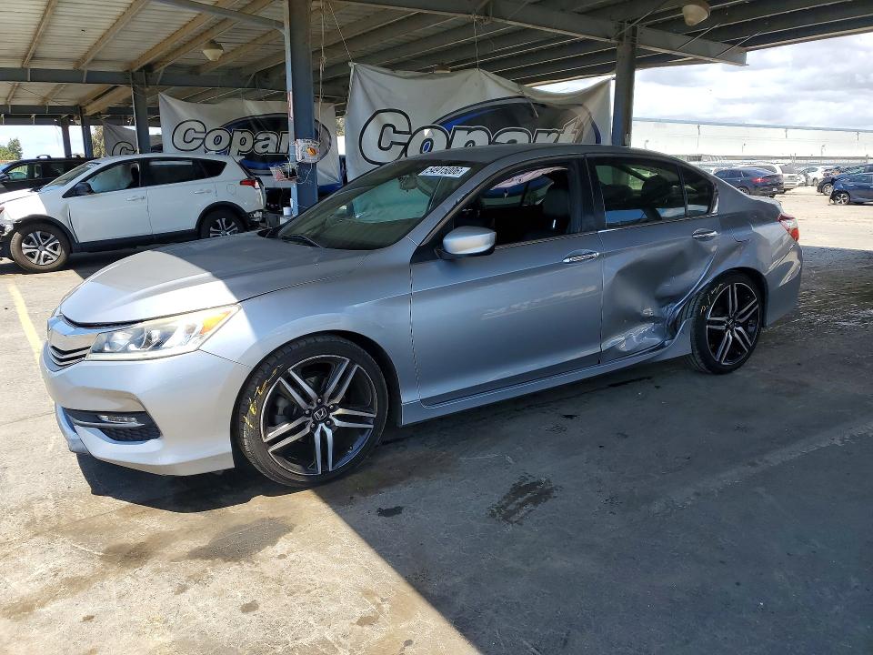 2017 Honda Accord VIN 1HGCR2F51HA123962 COPART salvage auction — SIDE, Ca - Salvage Certificate, sold $5,200 on 2026-07-02 (photo 1)