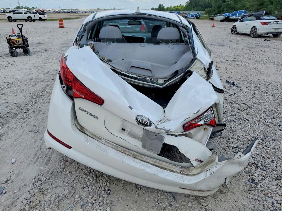 2013 Kia Optima VIN KNAGM4A7XD5327517 COPART salvage auction — REAR END, Tx - Salvage Vehicle Title, sold $1,100 on 2026-07-31 (photo 6)