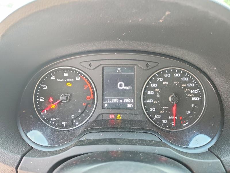 2018 Audi VIN WAUB8GFF0J1041100 COPART salvage auction — FRONT END, Nc - Salvage Certificate Of Title, sold $4,550 on 2026-07-31 (photo 9)