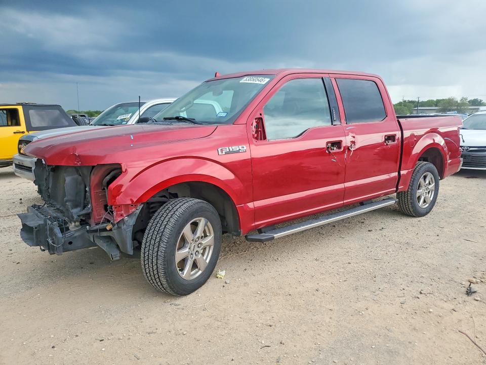 2018 Ford F-150 VIN 1FTEW1CG3JKC50616 COPART salvage auction — FRONT END, Tx - Salvage Vehicle Title, sold $7,100 on 2026-07-02 (photo 1)