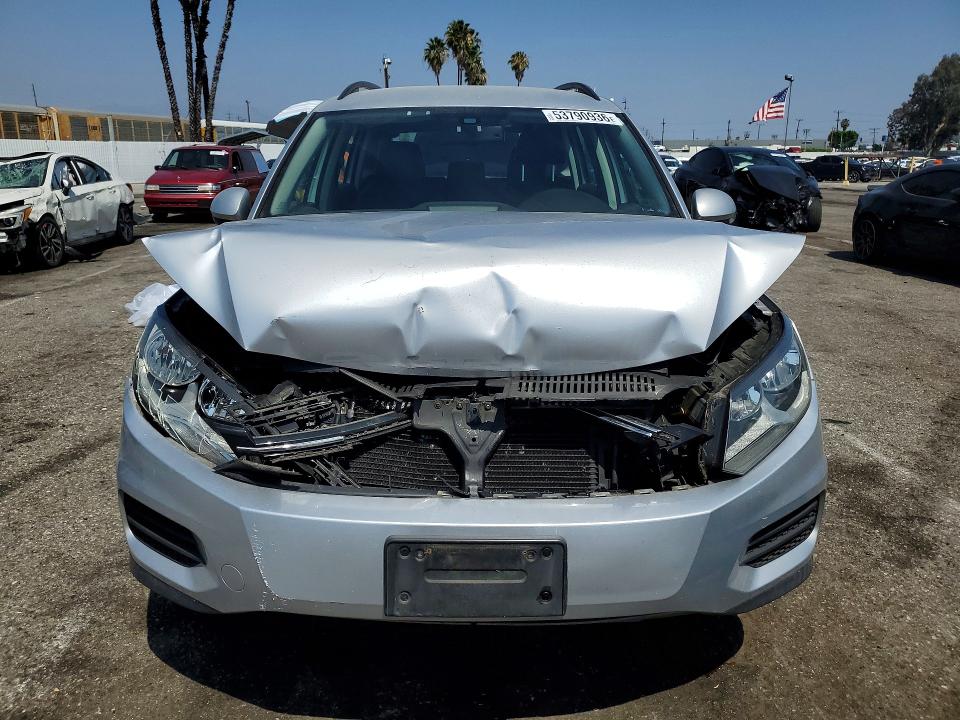 2016 Volkswagen VIN WVGAV7AX4GW571570 COPART salvage auction — FRONT END, Ca - Salvage Certificate, sold $1,600 on 2026-07-07 (photo 5)