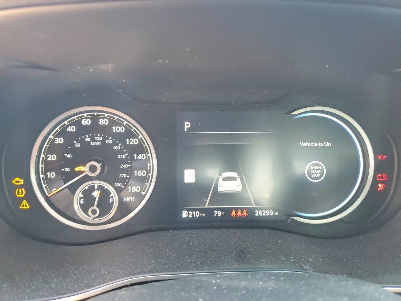 2024 Genesis G70 VIN KMTG54SEXRU136224 COPART salvage auction — FRONT END, Tx - Salvage Vehicle Title, sold $4,200 on 2026-07-21 (photo 9)