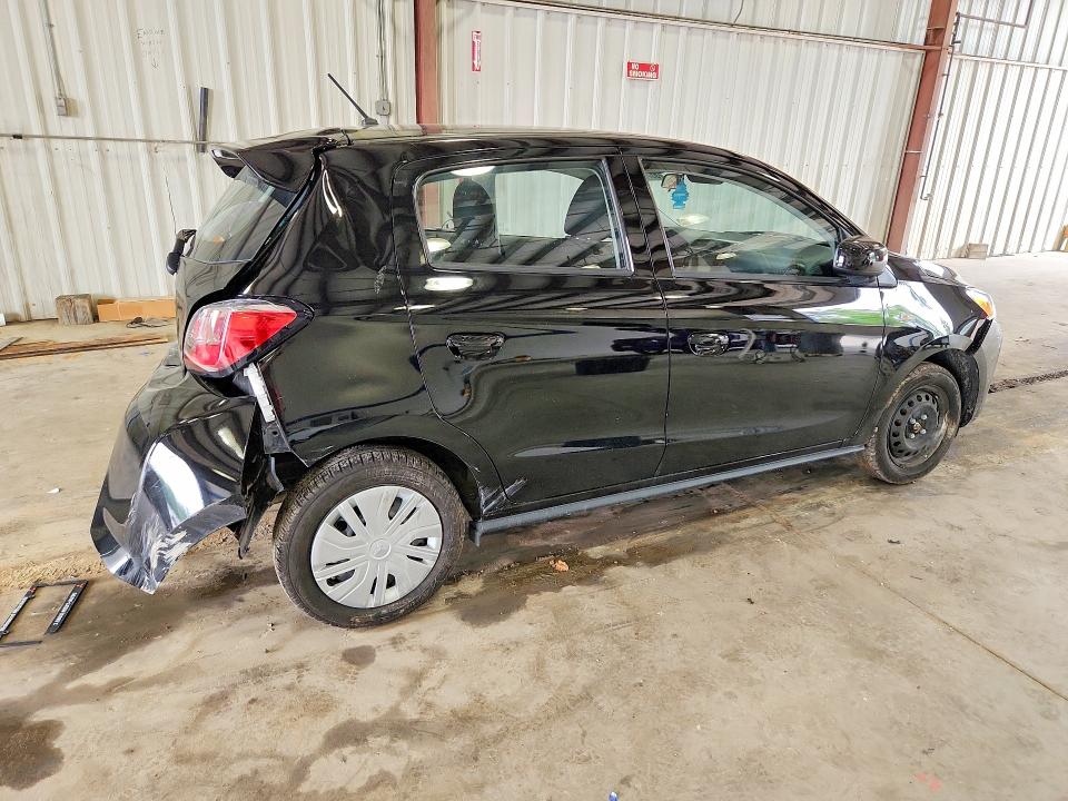 2024 Mitsubishi Mirage VIN ML32AUHJ2RH037627 COPART salvage auction — ALL OVER, Va - Cert Of Title - Salvage, sold $275 on 2026-07-31 (photo 3)