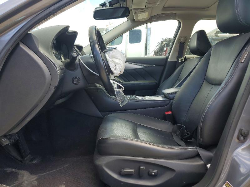 2022 Infiniti Q50 VIN JN1EV7BP6NM310201 COPART salvage auction — FRONT END, Ca - Salvage Certificate, sold $5,700 on 2026-07-14 (photo 7)