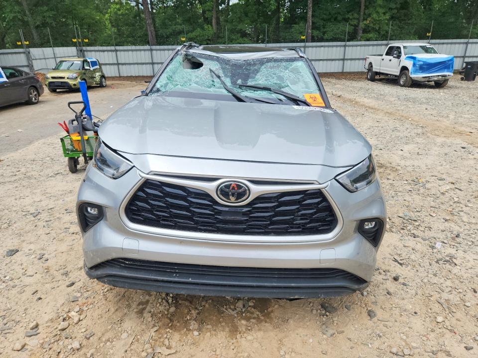 2021 Toyota Highlander VIN 5TDGZRBH4MS546931 COPART salvage auction — ROOF, Salvage Title, sold $275 on 2026-07-24 (photo 5)