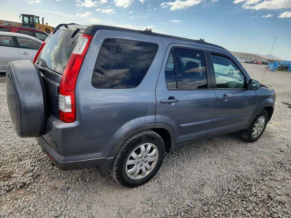 2006 Honda Cr-v VIN JHLRD78916C056143 COPART salvage auction — FRONT END, Ut - Salvage Certificate, sold $1,350 on 2026-07-28 (photo 3)