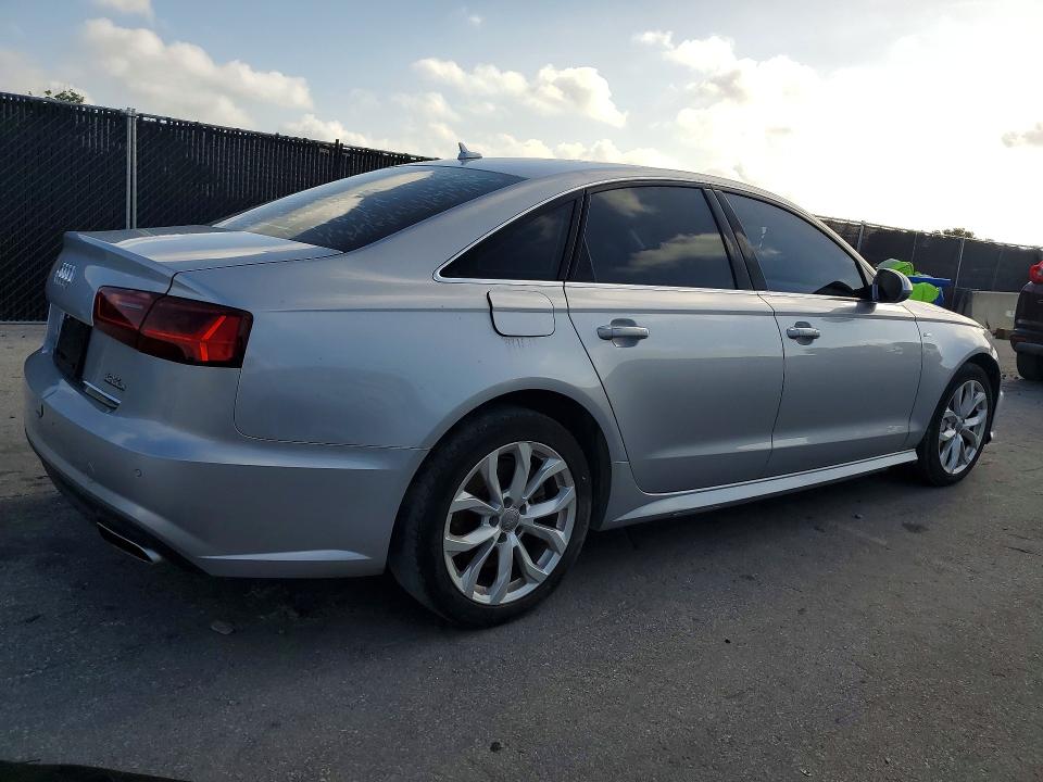 2018 Audi A6 VIN WAUC8AFC2JN023696 COPART salvage auction — REAR END, Fl - Certificate Of Title, sold $4,150 on 2026-07-30 (photo 3)