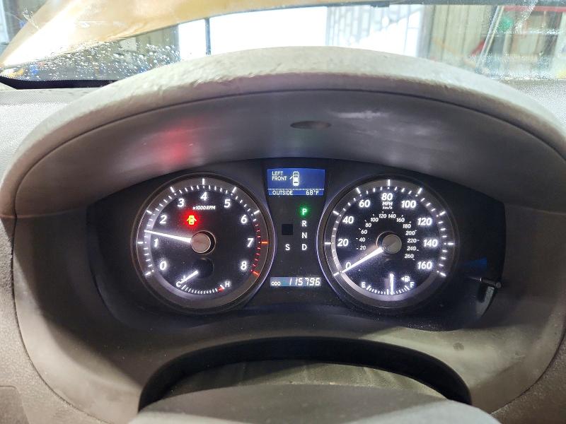 2007 Lexus ES VIN JTHBJ46GX72124615 COPART salvage auction — FRONT END, Mo - Salvage Certificate Of Title, sold $350 on 2026-07-28 (photo 9)