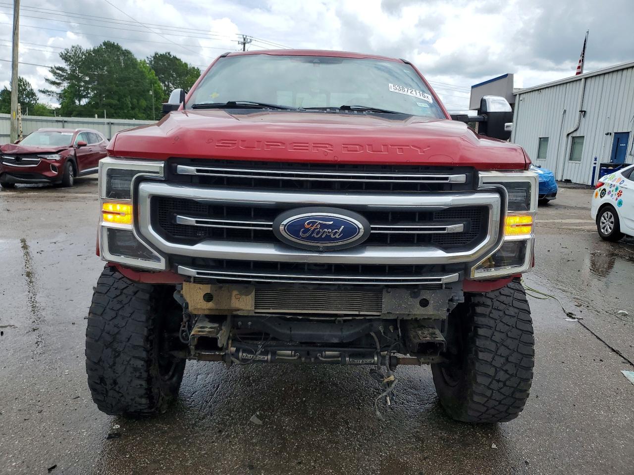 2020 Ford F-250 Super Duty VIN 1FT8W2BT7LEE43421 COPART salvage auction — Front End, AL - CERT OF TITLE-SALVAGE TITLE, sold $22,100 on 2026-07-02 (photo 5)