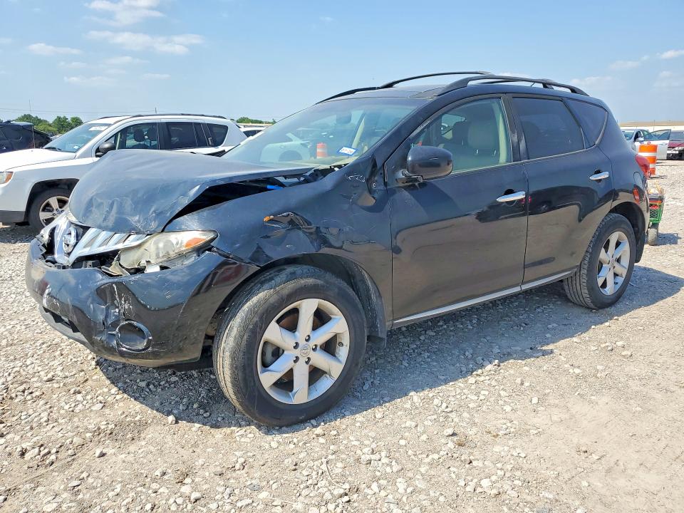 2009 Nissan Murano VIN JN8AZ18U09W008945 COPART salvage auction — FRONT END, Tx - Salvage Vehicle Title, sold $325 on 2026-07-23 (photo 1)