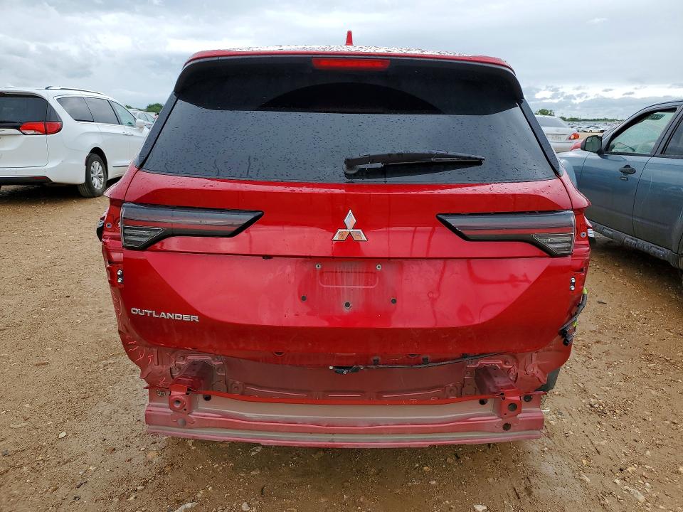 2025 Mitsubishi Outlander VIN JA4J3UA80SZ053393 COPART salvage auction — FRONT END, Tx - Salvage Vehicle Title, sold $9,700 on 2026-07-09 (photo 6)