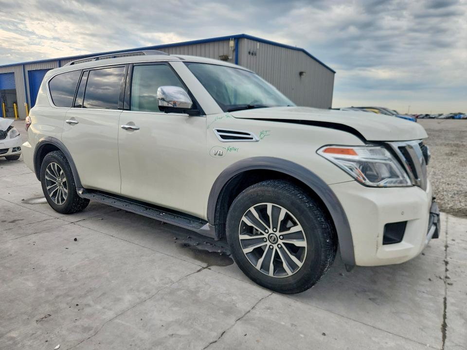 2018 Nissan Armada VIN JN8AY2NC9JX503325 COPART salvage auction — FRONT END, TX - CERTIFICATE OF TITLE, sold $2,650 on 2026-07-28 (photo 4)