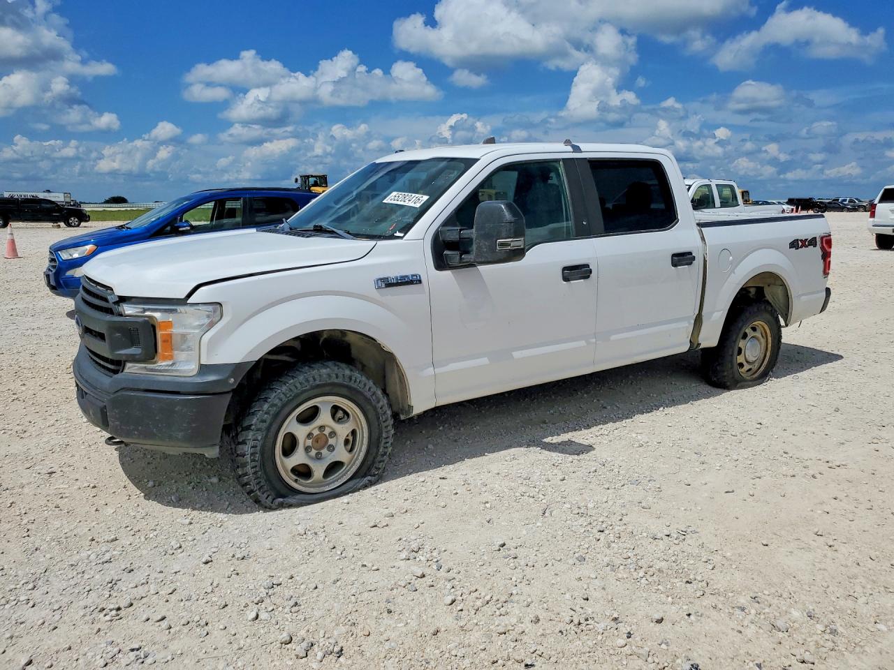 2018 Ford F-150 Lightning VIN 1FTEW1EG5JKF64135 COPART salvage auction — Mechanical, Tx - Us Government Cert To Obtain T, sold $4,700 on 2026-07-03 (photo 1)