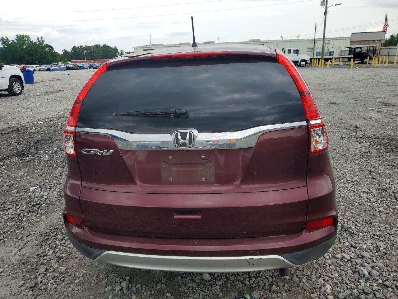 2016 Honda CR-V VIN 2HKRM3H57GH528807 COPART salvage auction — Front End, AL - CERT OF TITLE-PARTS ONLY SALVG, sold $3,200 on 2026-06-25 (photo 6)