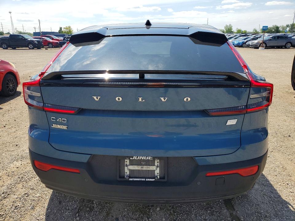 2022 Volvo C40 VIN YV4ED3GB1N2004408 COPART salvage auction — HAIL, Ia - Cert Of Title-Salvage Title, sold $14,800 on 2026-07-08 (photo 6)
