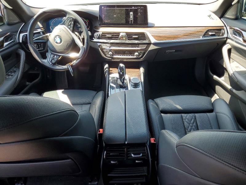 2023 BMW 5er VIN WBA53BH0XPWY28445 COPART salvage auction — FRONT END, Ca - Salvage Certificate, sold $16,400 on 2026-07-27 (photo 8)