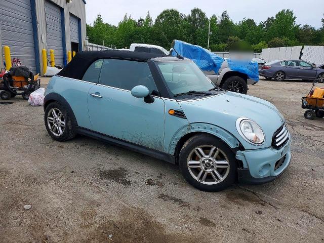 2012 Mini Cooper VIN WMWZN3C56CT135176 COPART salvage auction — WATER/FLOOD, Tn - Salvage Cert-Water Damage, sold $300 on 2026-07-09 (photo 4)