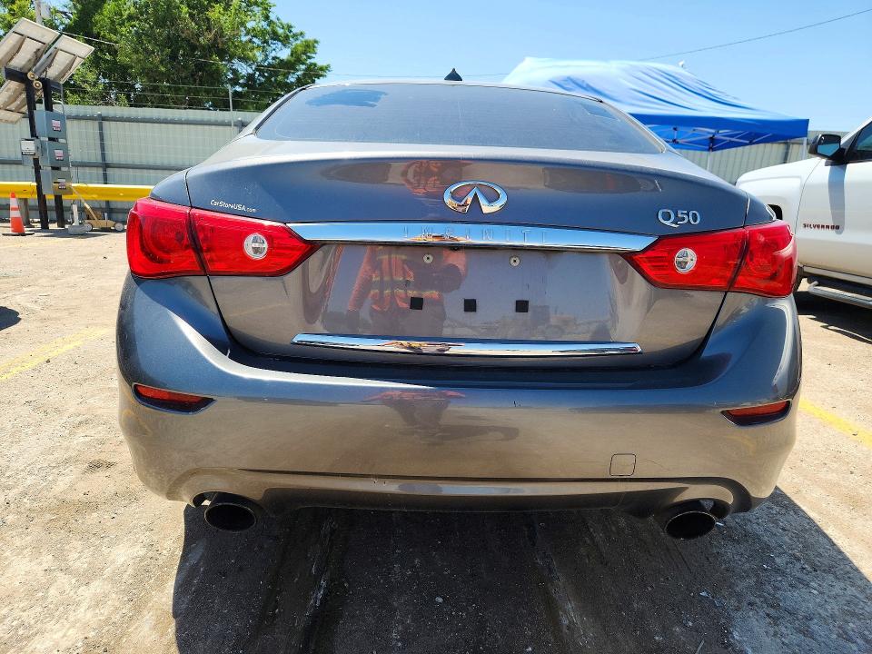 2016 Infiniti Q50 VIN JN1EV7APXGM300839 COPART salvage auction — MECHANICAL, Ks - Certificate Of Title, sold $2,700 on 2026-07-28 (photo 6)