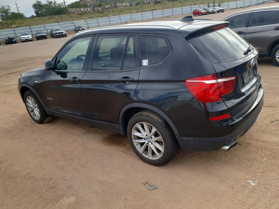 2016 BMW X3 VIN 5UXWX9C50G0D94838 COPART salvage auction — UNDERCARRIAGE, Ny - Dis/Dlr/Exp Clean Title, sold $2,300 on 2026-07-11 (photo 2)
