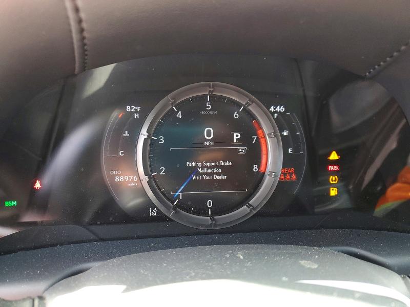 2020 Lexus ES VIN 58AGZ1B13LU056323 COPART salvage auction — REAR END, Tx - Salvage Vehicle Title, sold $13,500 on 2026-07-09 (photo 9)