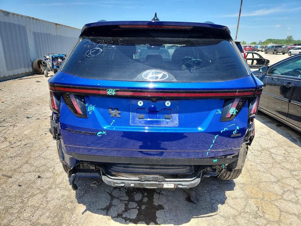 2023 Hyundai Tucson VIN 5NMJBCAE1PH207680 COPART salvage auction — REAR END, In - Cert Of Title-Salvage Title, sold $7,200 on 2026-07-31 (photo 6)